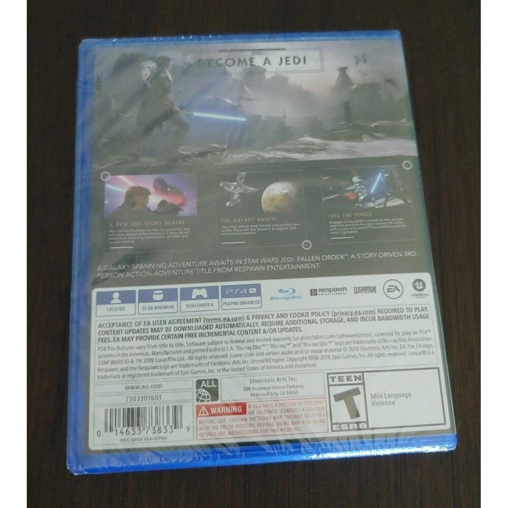 Star Wars Jedi: Fallen Order Sony PlayStation 4 Brand New‎ Sealed PS4 Video Game